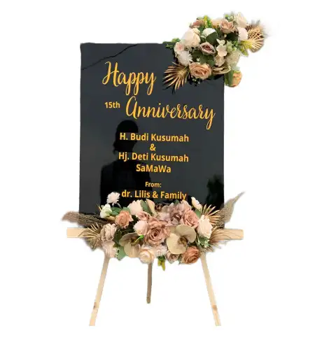 Papan Bunga Akrilik Pranti